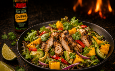 Caribbean Jerk Chicken Mango Salad