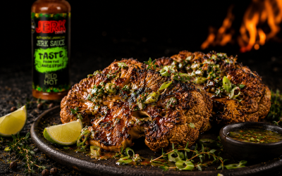 Jerk Cauliflower Steaks
