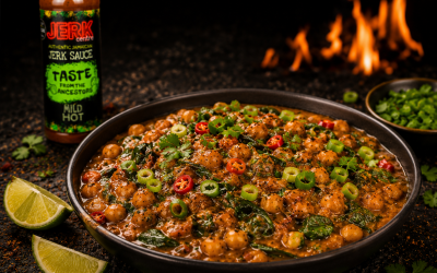 Jerk Chickpea & Spinach Curry