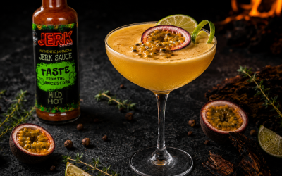 Jerk Passion Fruit Martini