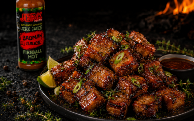 Jerk Pork Belly Bites