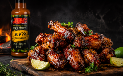 jerk chicken wing duppy